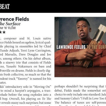 Downbeat Magazine review of To the Surface